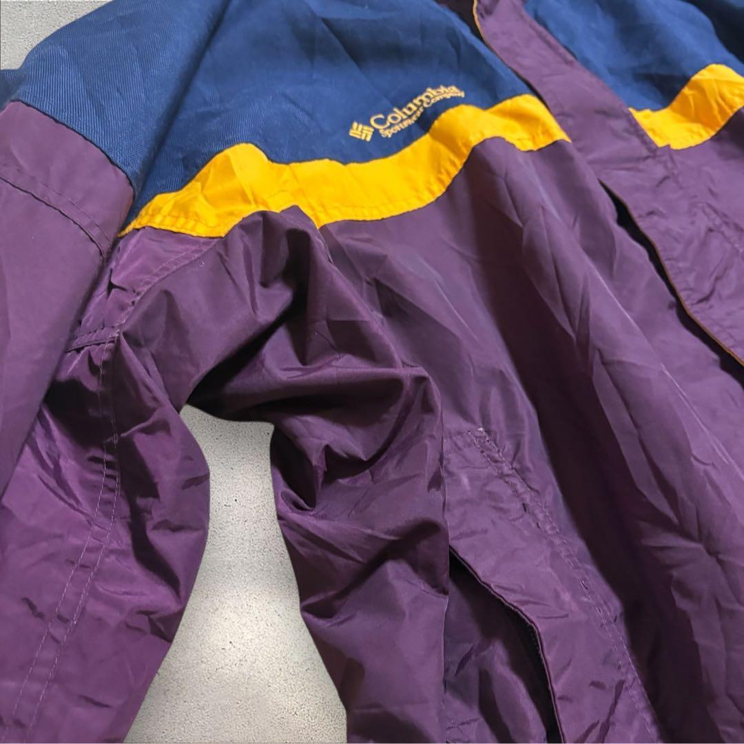 【I53】90s ColumbiaナイロンジャケットXLクレイジーカラー