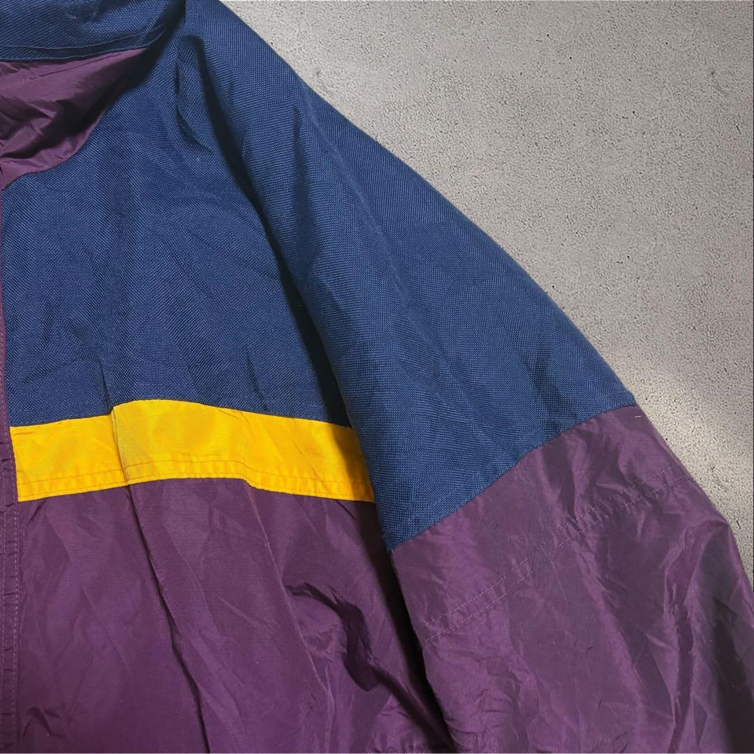 【I53】90s ColumbiaナイロンジャケットXLクレイジーカラー