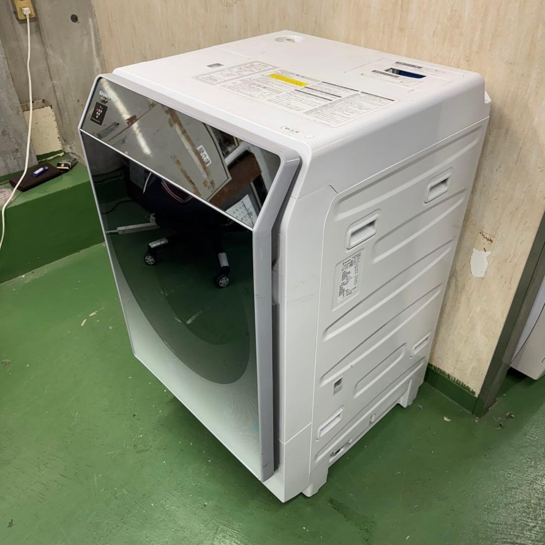 118 SHARP ドラム式洗濯機　乾燥付き　11\6キロ　小型　一人暮らし