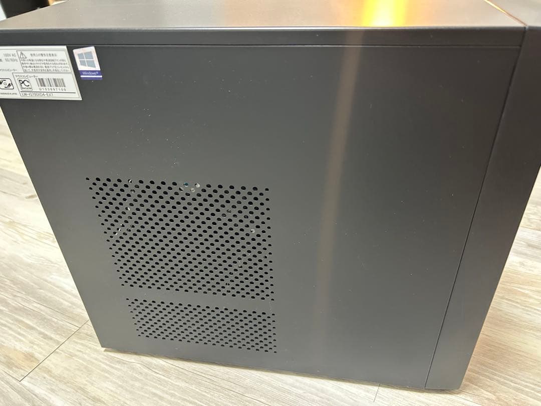 デスクトップPC ブラック「LM-iG700XD4-EX7」（※説明欄に補足有り