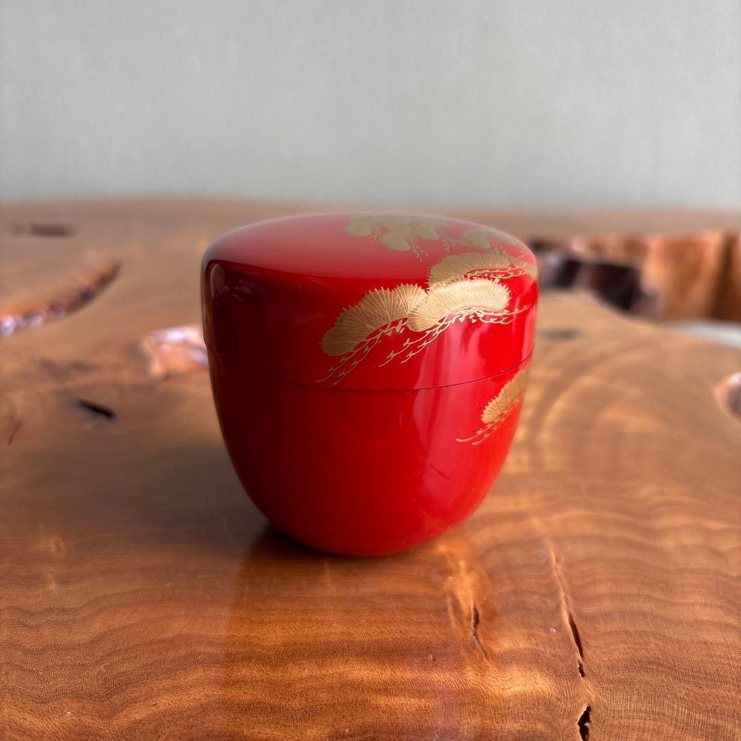 輪島塗 棗 平安 光月造 茶道具 共箱