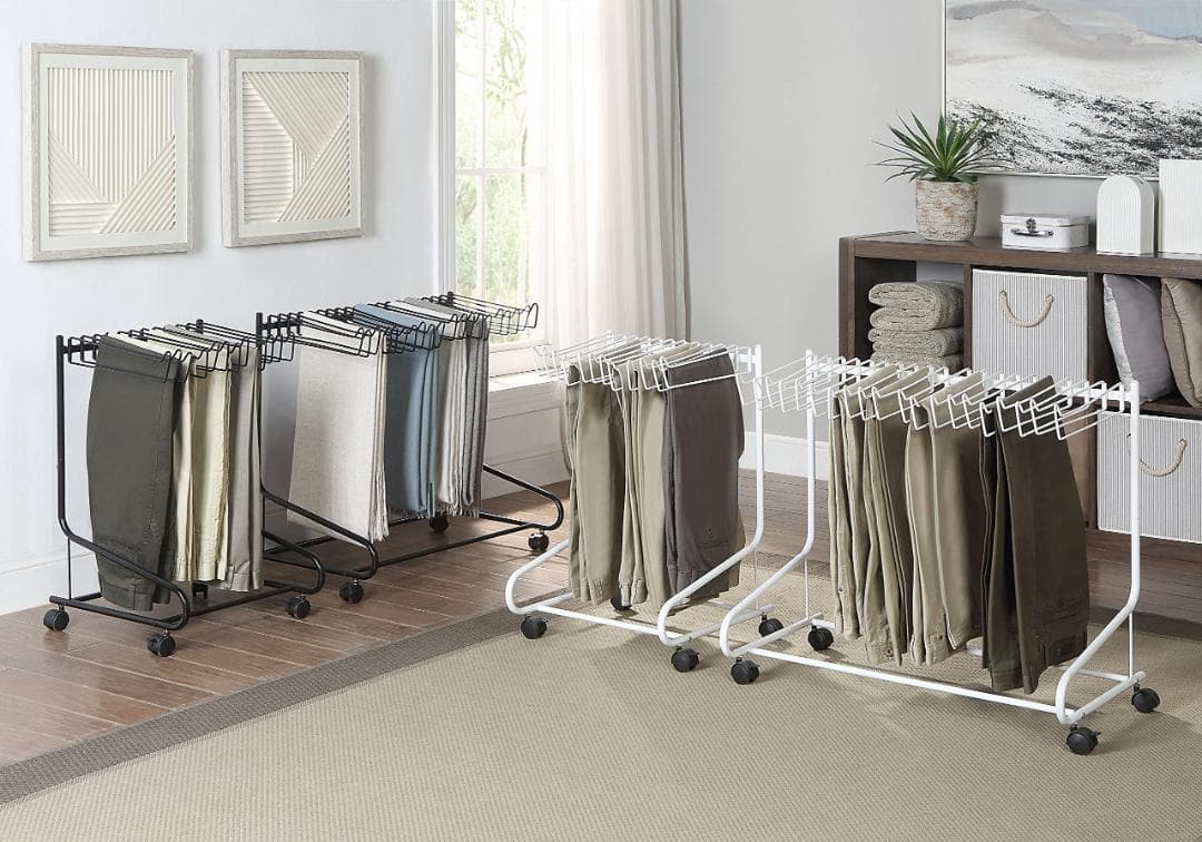 コンパクトズボンハンガーラック 20本キャパ キャスター付き