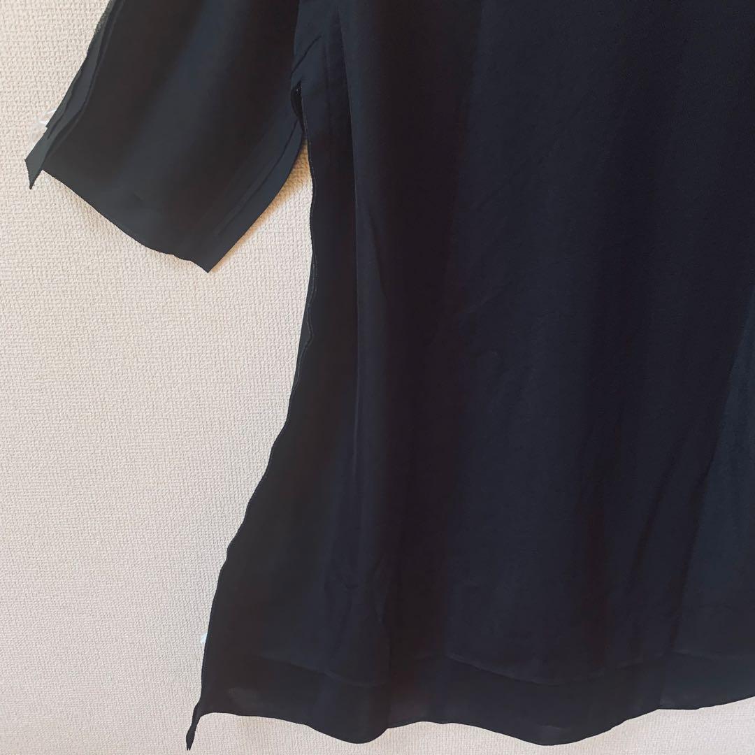 【美品】COMME des GARCON ドッキング　ワンピース 黒　S