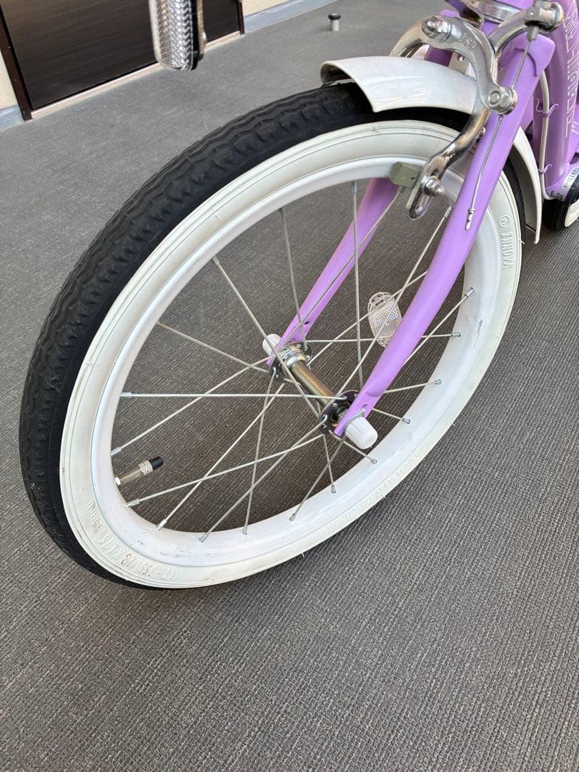 y*a様 子供用自転車 18インチ パープル　受け渡し希望