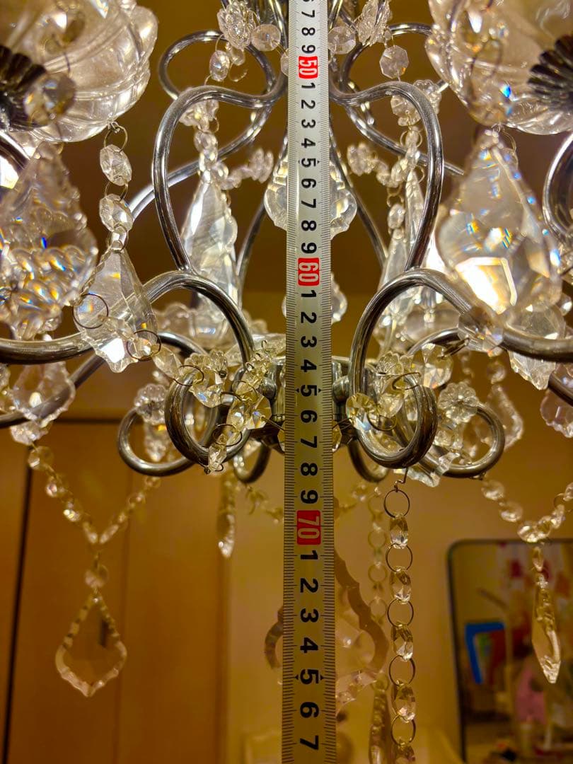 クリスタルシャンデリア 6灯