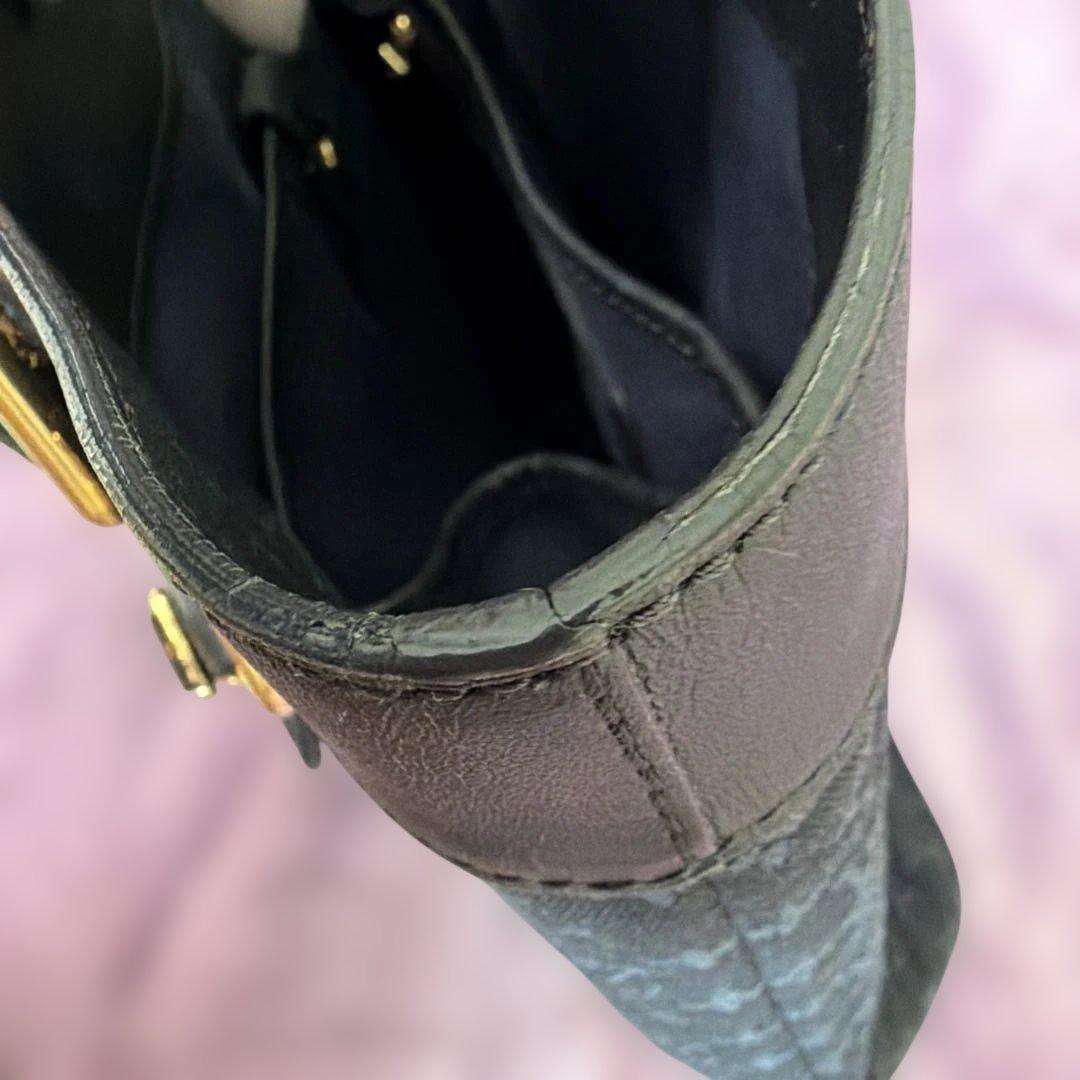 ルイ・ヴィトン ルシーユ GM M92679トートバッグ モノグラムミニ紺