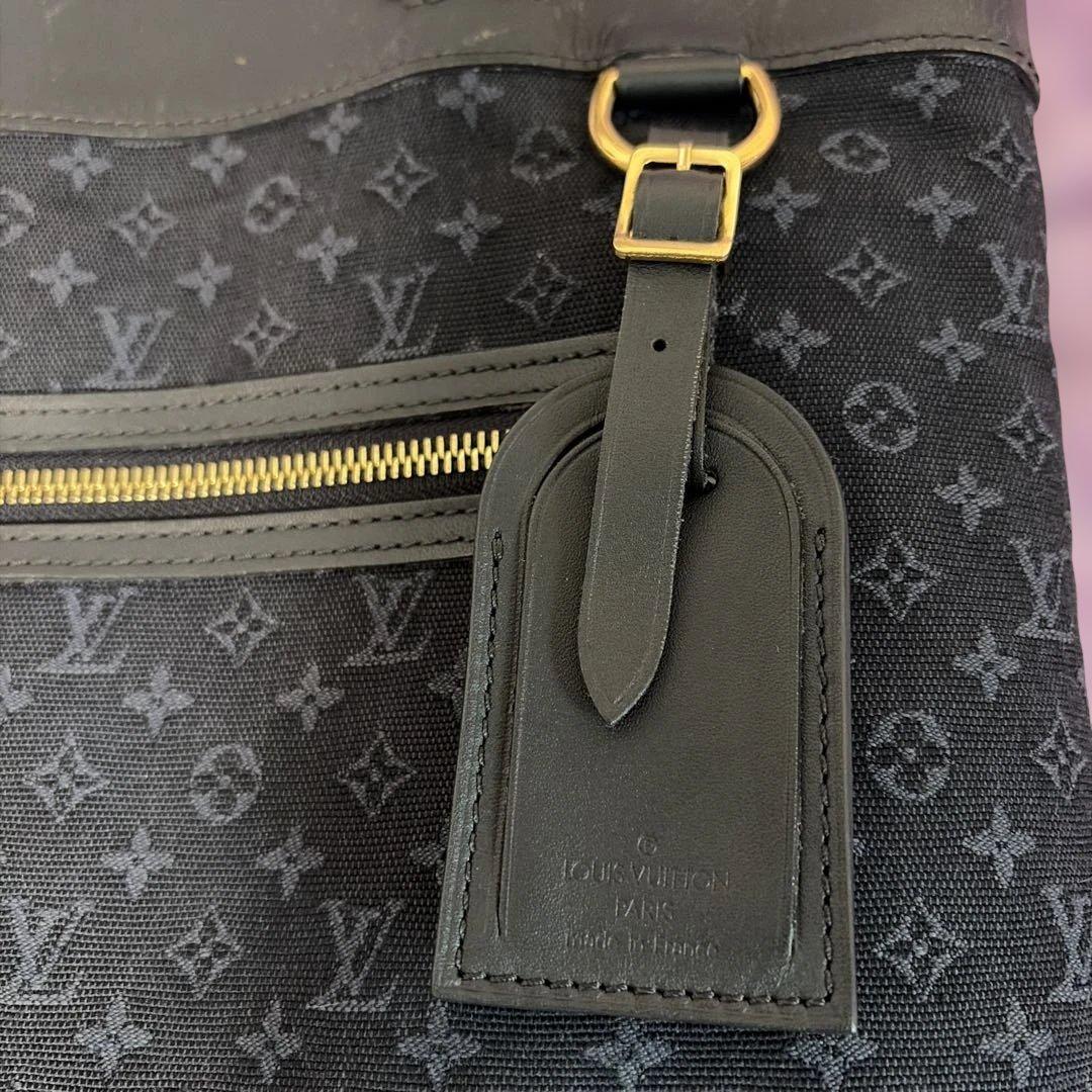 ルイ・ヴィトン ルシーユ GM M92679トートバッグ モノグラムミニ紺