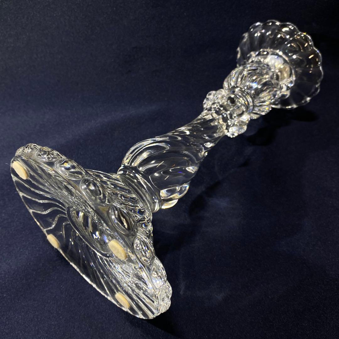 Baccarat バカラ バンブートゥース キャンドルスタンド オールドバカラ