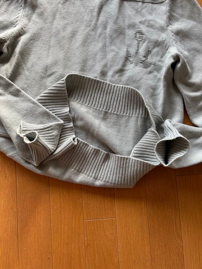 GUCCI グレー 系　ニットセーター M L