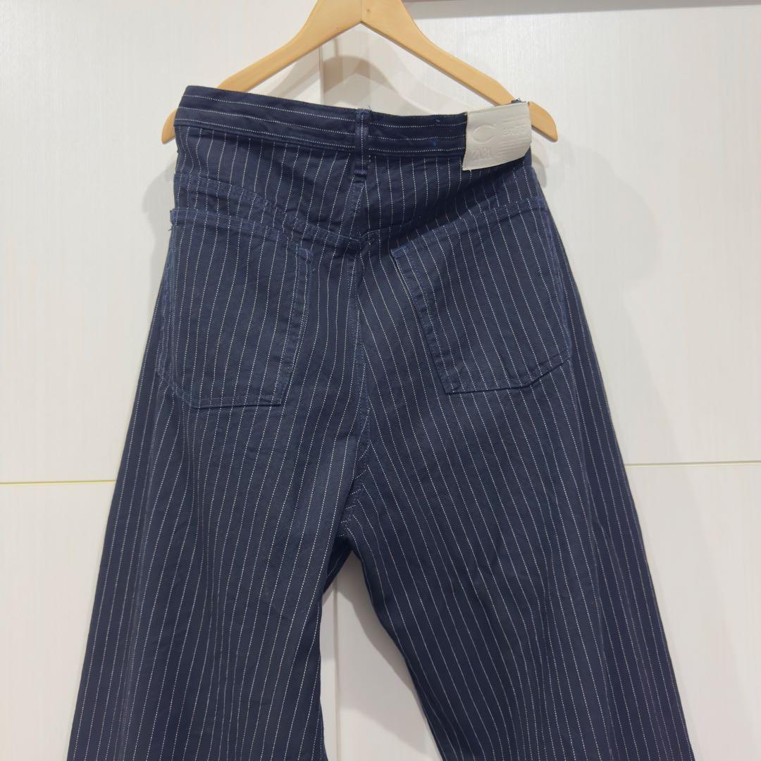 【ZARA × Champion】ストライプ バギーフィット ジーンズ