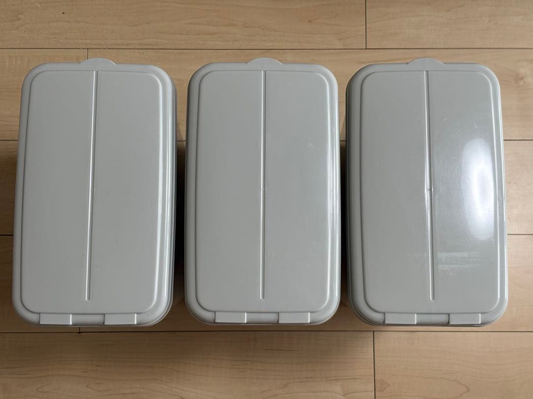 ステンレス作業台ワゴン ダスト3分別 幅73.5cm