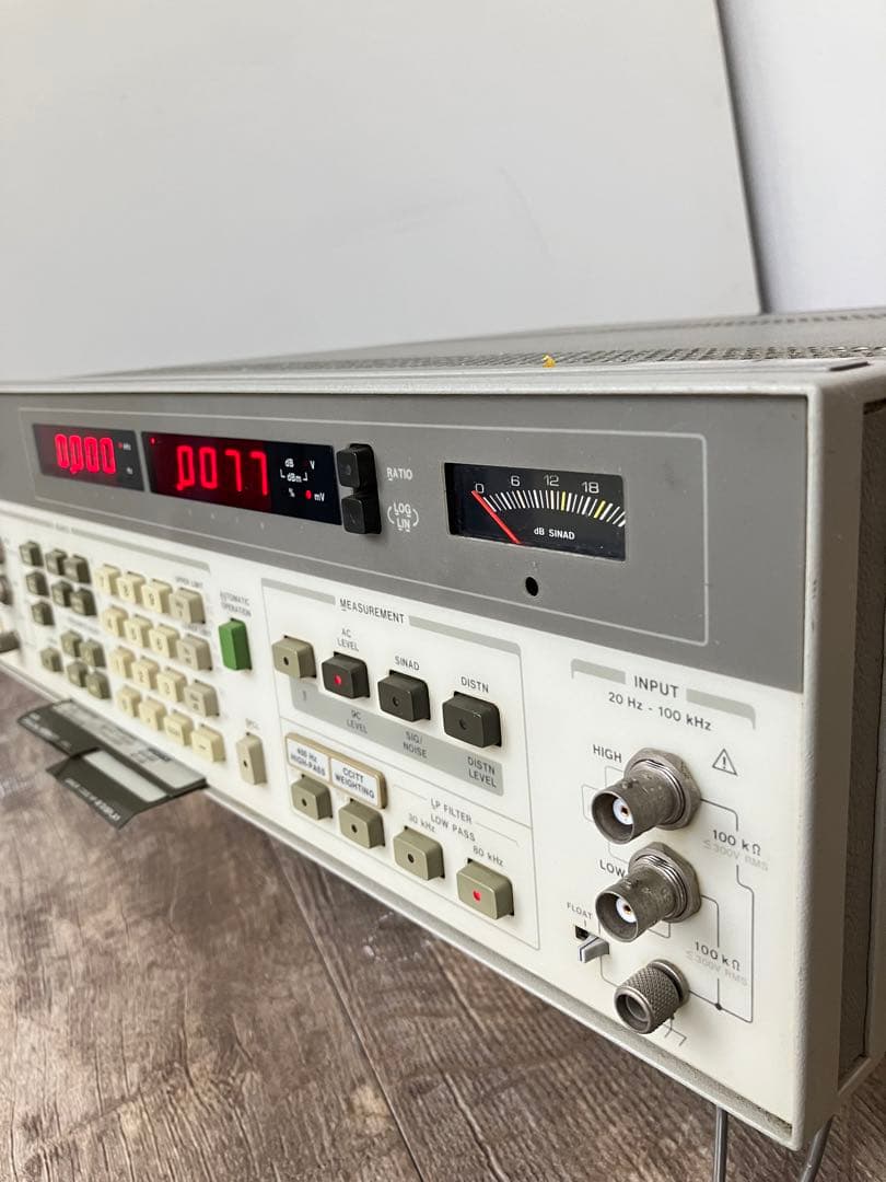 XMS 様用　hp 8903B 測定器　ヒューレットパッカード　未確認