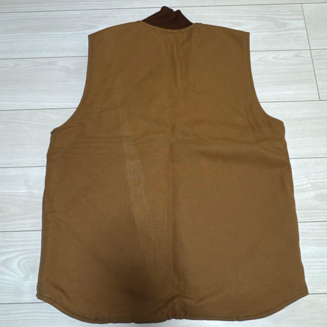 Carhartt 　タッグベスト　ブラウン　M