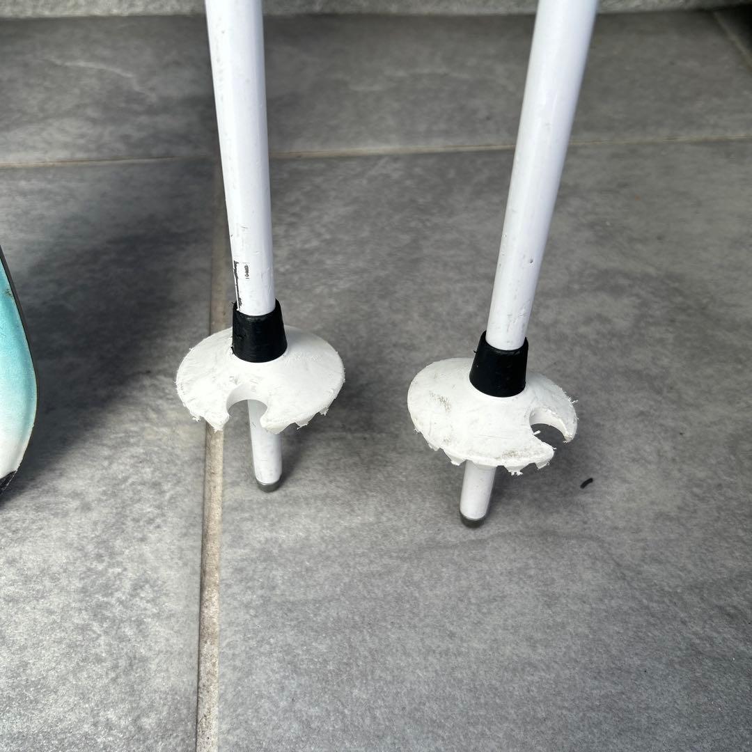 サロモン　スキー板　137cm バッグ付き　LEKIストック