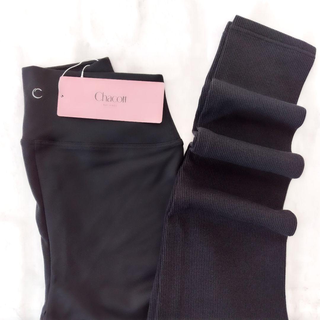 M チャコット オーガニックコットン リブレギンス＊ ヨガウェア バレエ ダンス