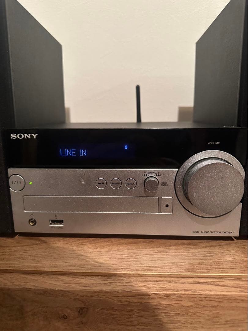 ソニー オーディオコンポ FM/AM/ワイドFM/ハイレゾ対応 CMT-SX7