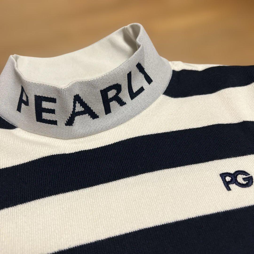 PEARLY GATES ストライプ柄ニットとスカートセット