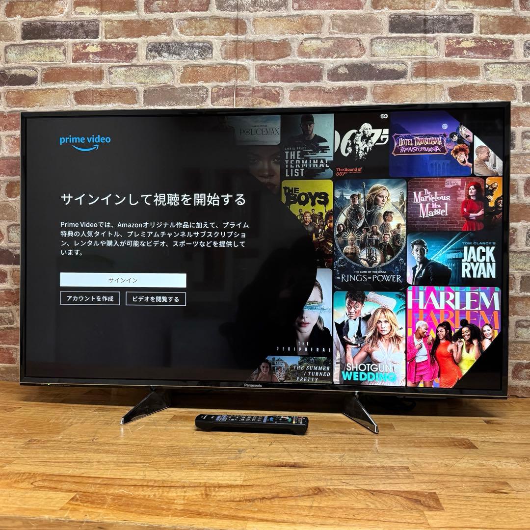 パナソニック 49V型 4K 液晶テレビ スマートビエラ TH-49EX750
