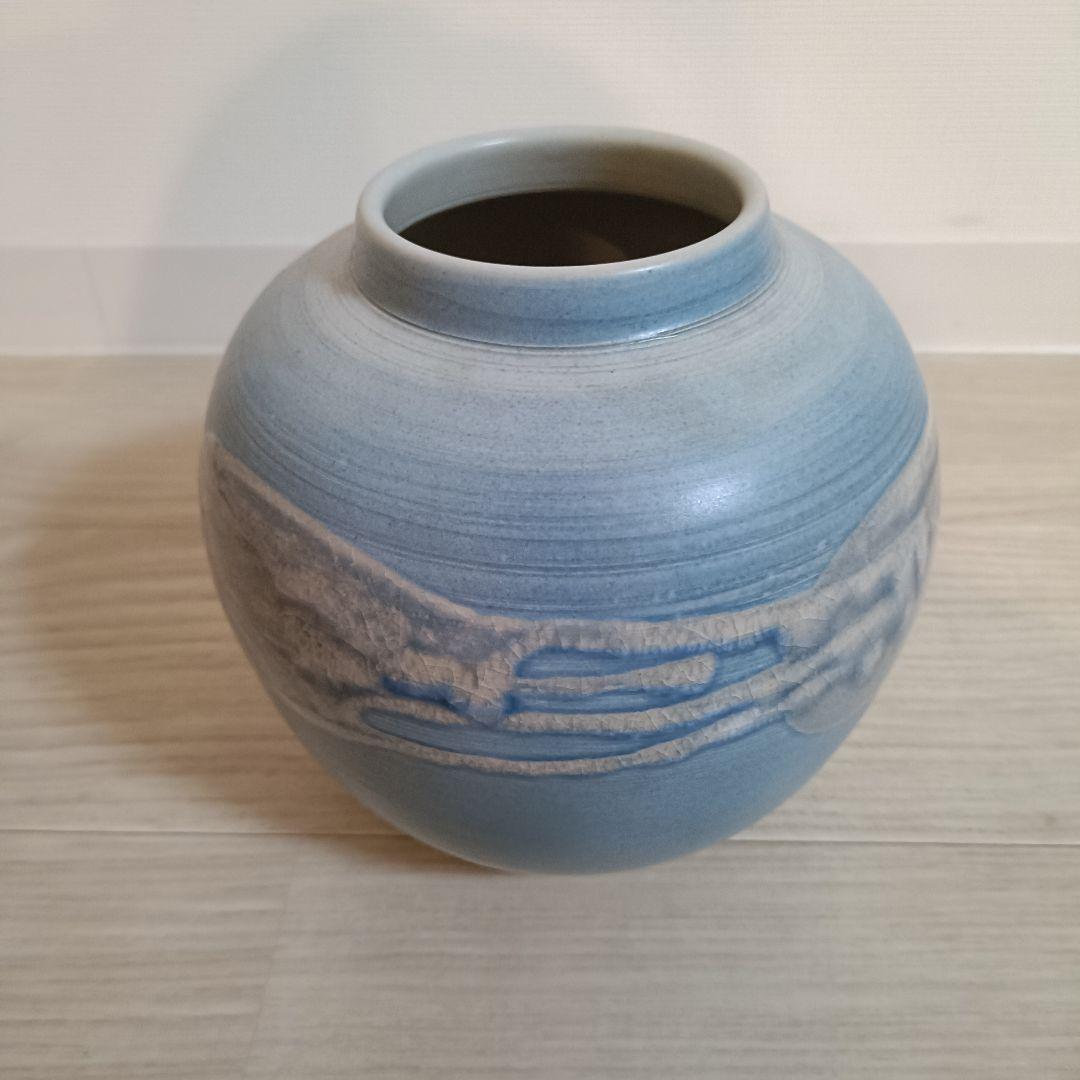 昭和レトロ 花瓶 清水焼