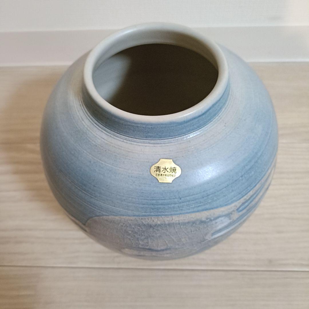 昭和レトロ 花瓶 清水焼