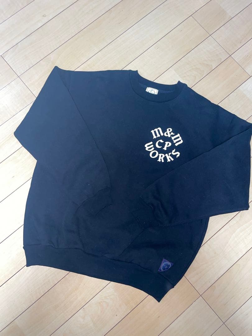 m&m ヘビーオンス クルーネックスウェット