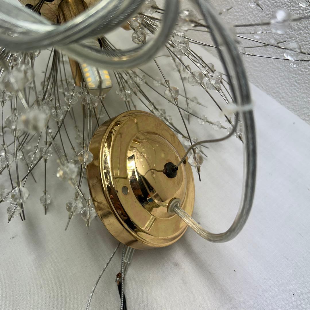 【吊照明】モダンガラスシャンデリア 8灯 クリスタル