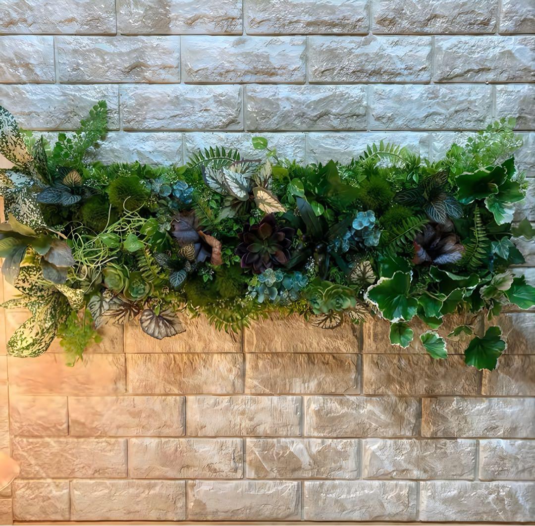 光触媒　人工観葉植物　ウォールグリーン　フェイクグリーン　壁掛け363636