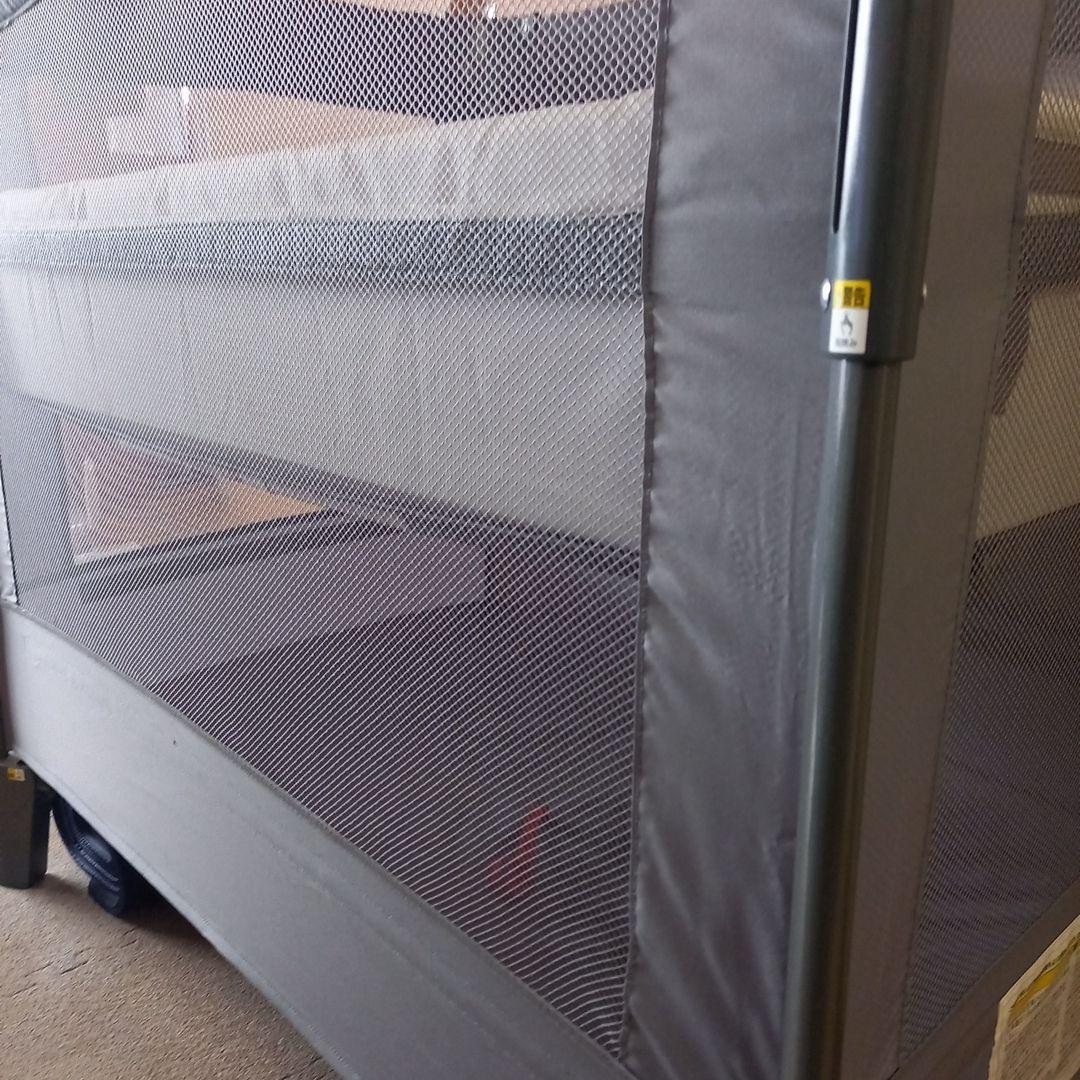 Aprica ココネルエアープラスAB（グレーGR） ベビーベッド