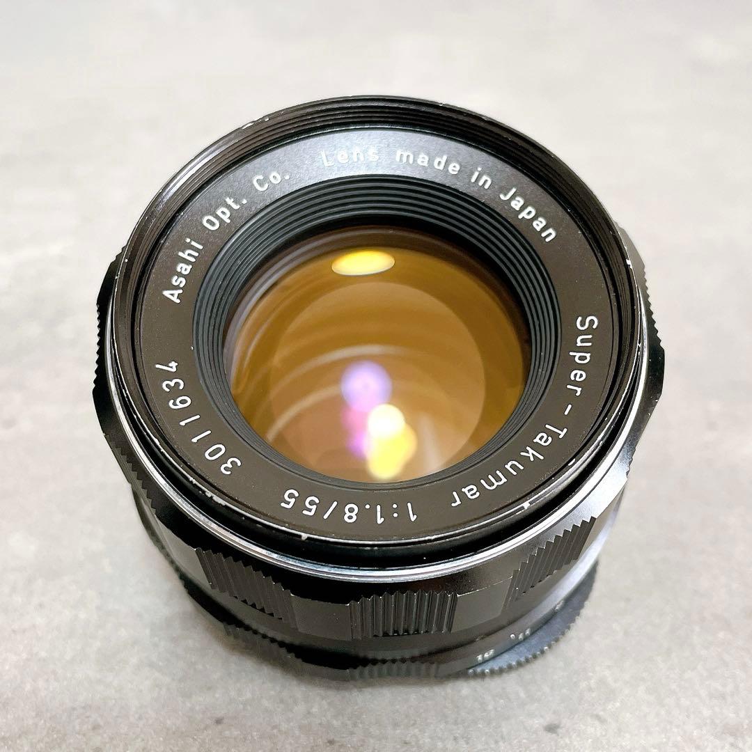 【美フレア光学美品】PENTAX Super Takumar 55mm f1.8