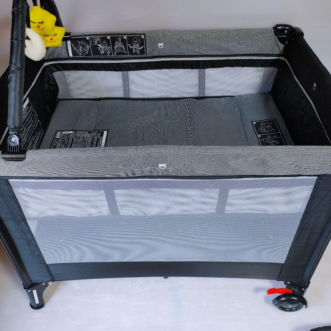 【美品】 KATOJI ベビーベッド New York Baby 146