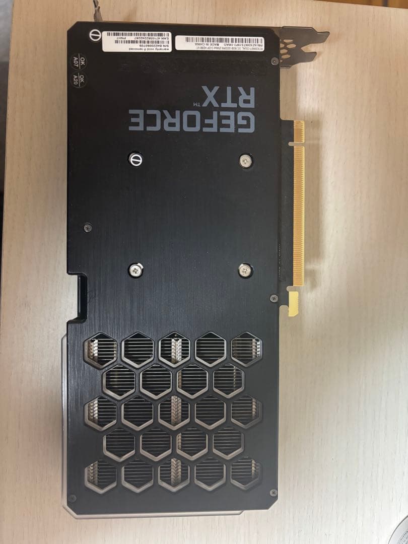 グラフィックボード・グラボ・ビデオカード Palit GeForce RTX 3060 Ti 8GB