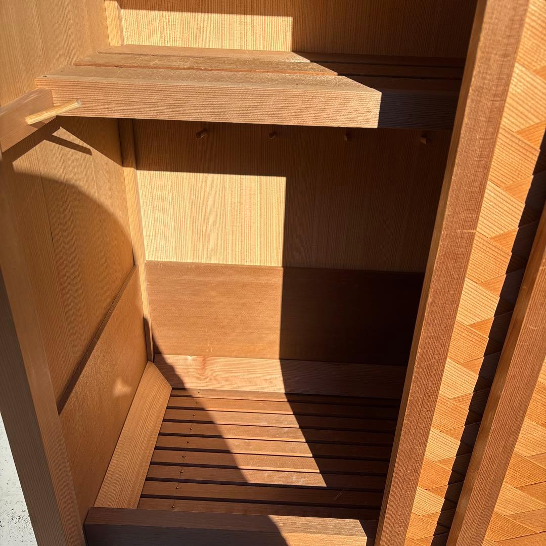 Dora　水屋箪笥　茶道具　網代扉