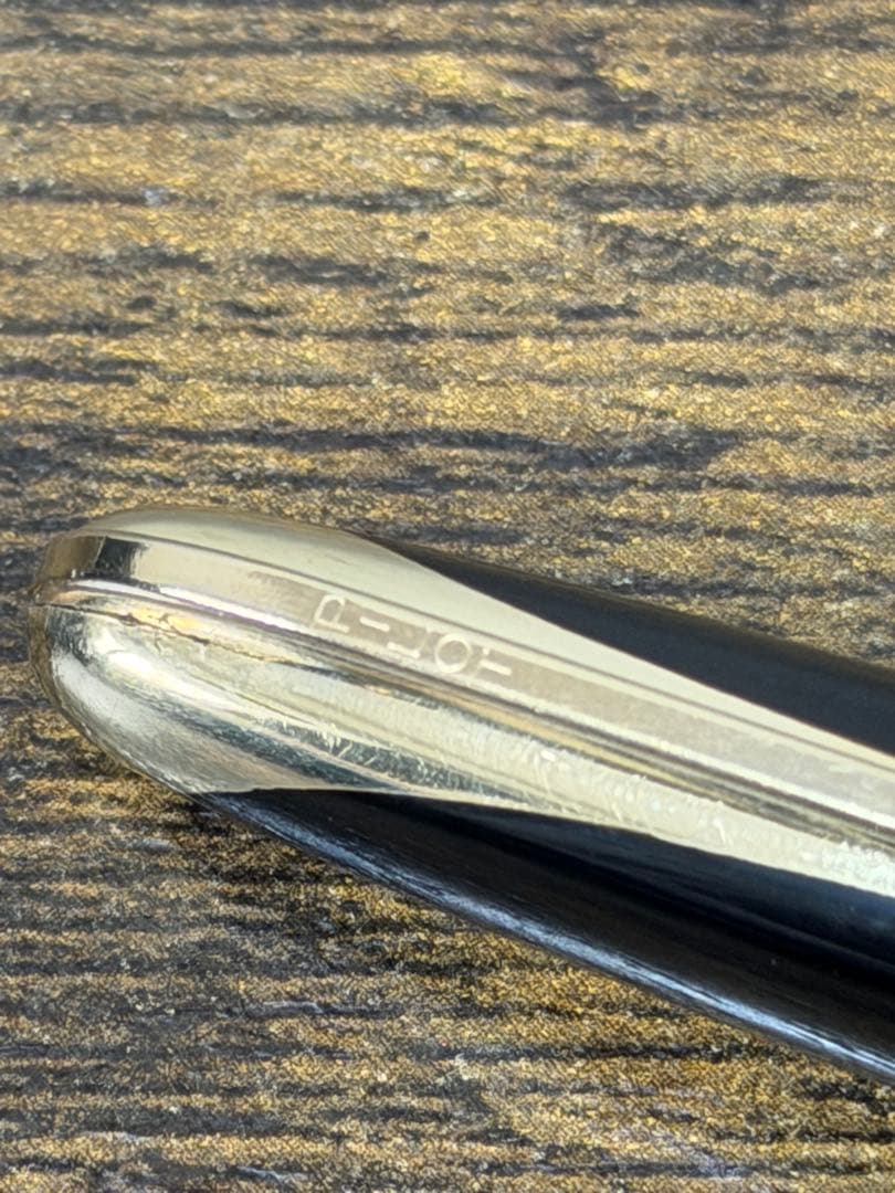 1958年　スーパー500 丸研ぎニブ　14金　M パイロット　万年筆　漆塗