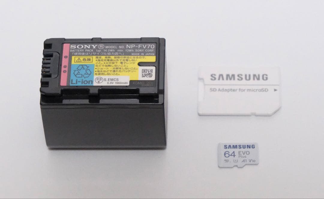 SONY ビデオカメラ HDR-CX170 ＋ 予備バッテリー ＋SD64GB