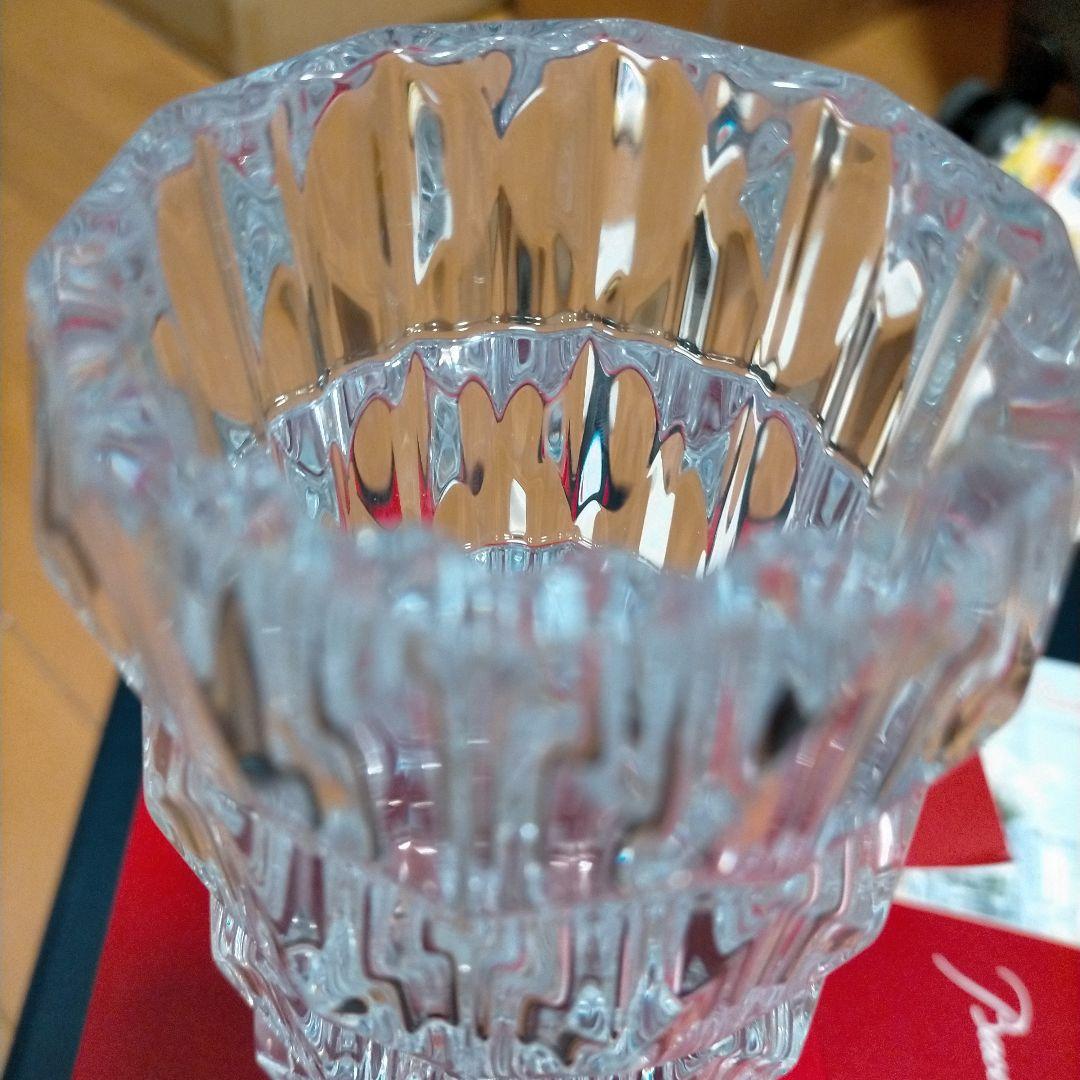 美品 Baccarat バカラ ルクソール フラワー ベース 花瓶