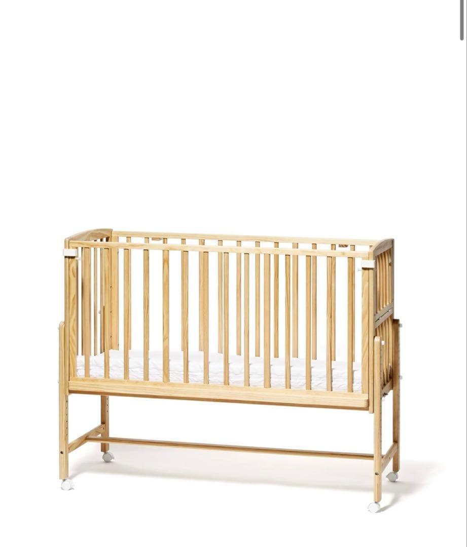 そいねーるラージ ナチュラル ベビーベッド 専用マット付 yamatoya