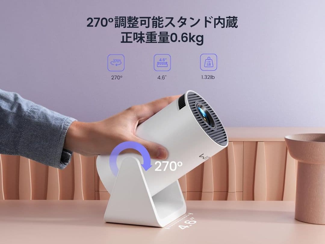 ほぼ未使用プロジェクター 小型 18000LM 家庭用 天井投影 S27 Pro