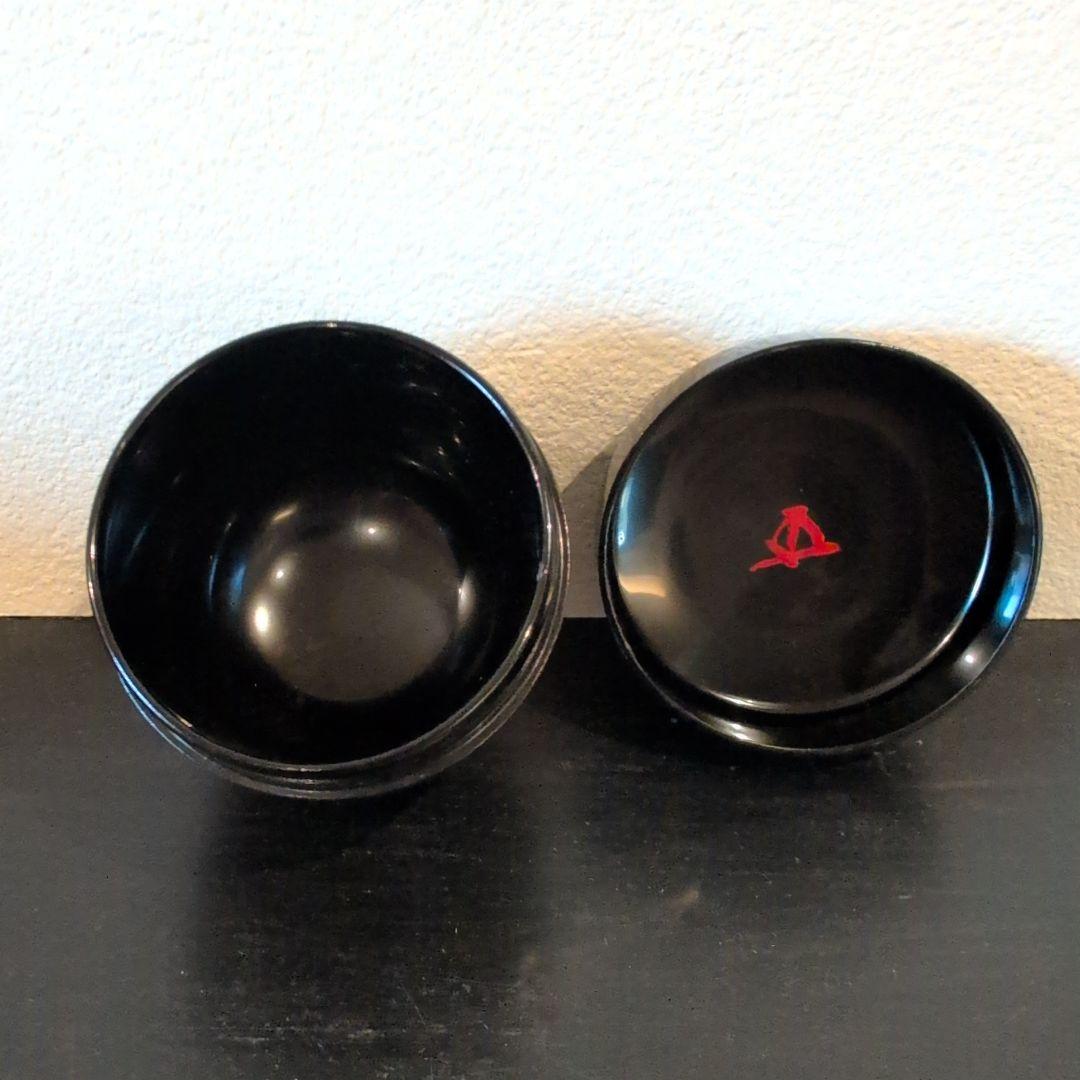 11代　中村宗哲　真塗　黒中棗　鵬雲斎花押　二重箱