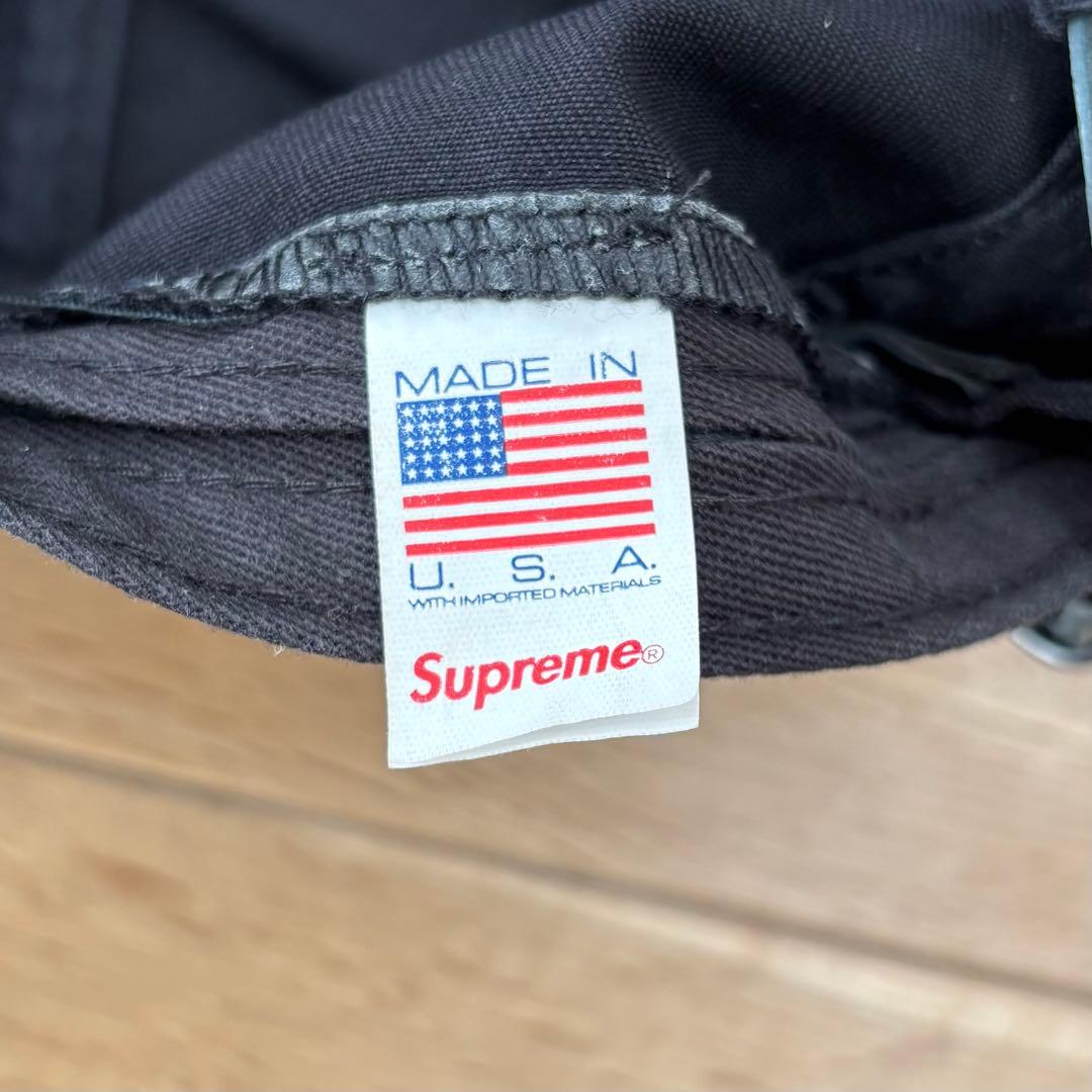 Supreme Washed Chino Twill Camp Cap ブラック