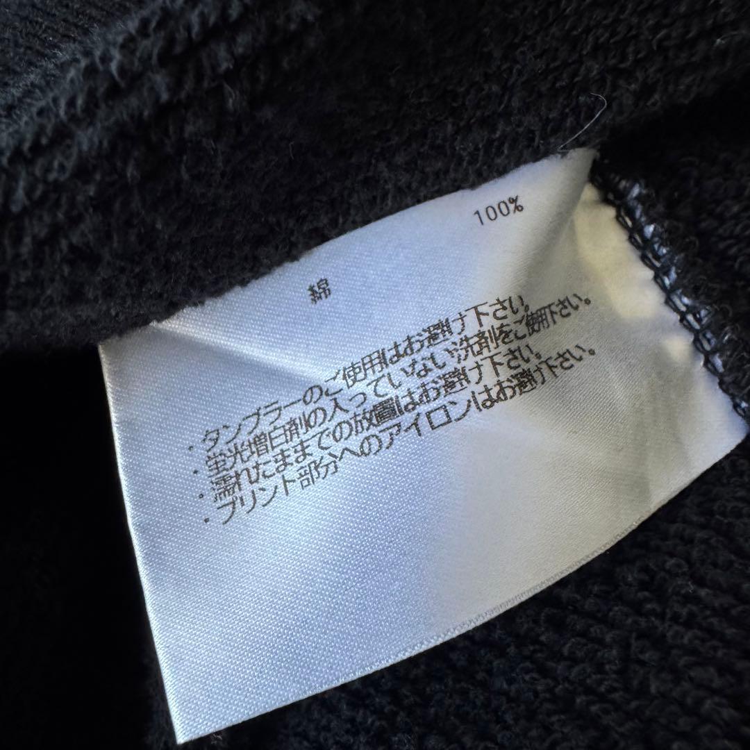 LOOPWHEELER × BEAMS ブラック スウェット 両V クルーネック