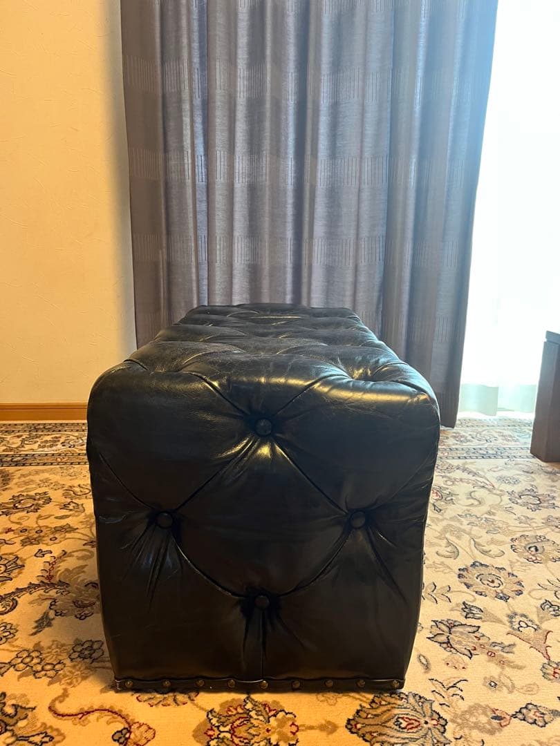 【お値下げ可能】高級 HALO オットマン 黒