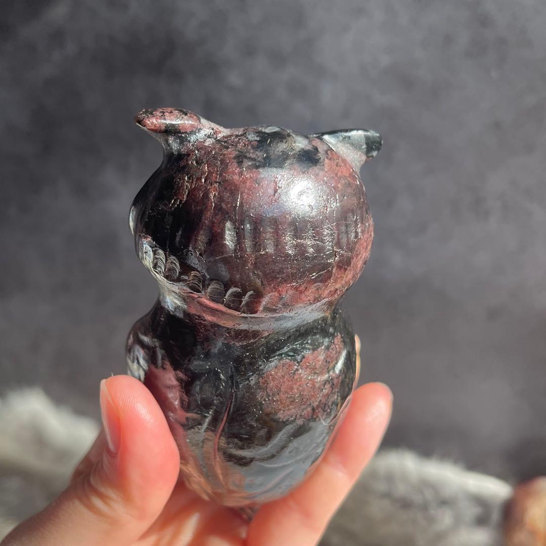 ガーネット ヌーマナイト フクロウ