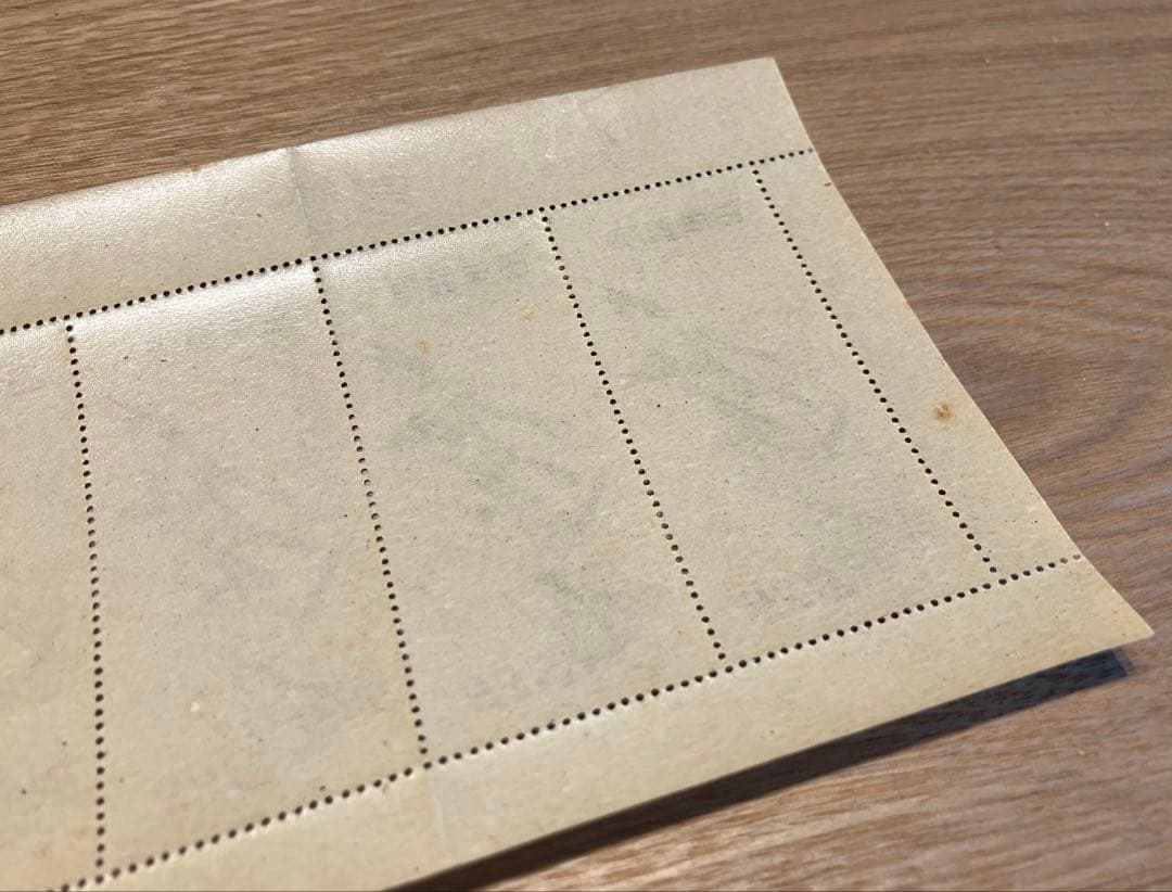 【未使用品】趣味の週間記念 見返り美人／月に雁 5枚綴り小型シート2枚セット