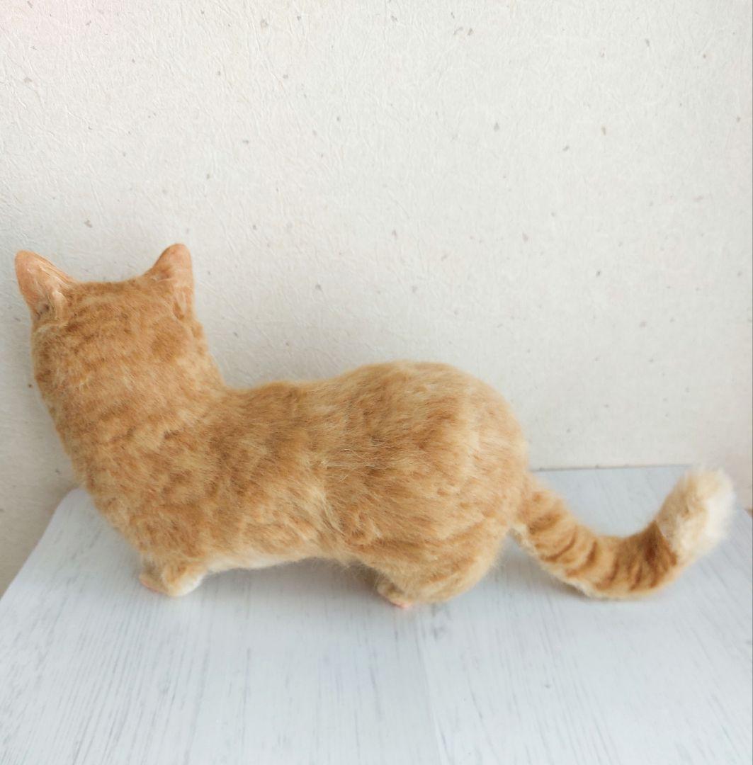 羊毛フェルト　猫(マンチカン)