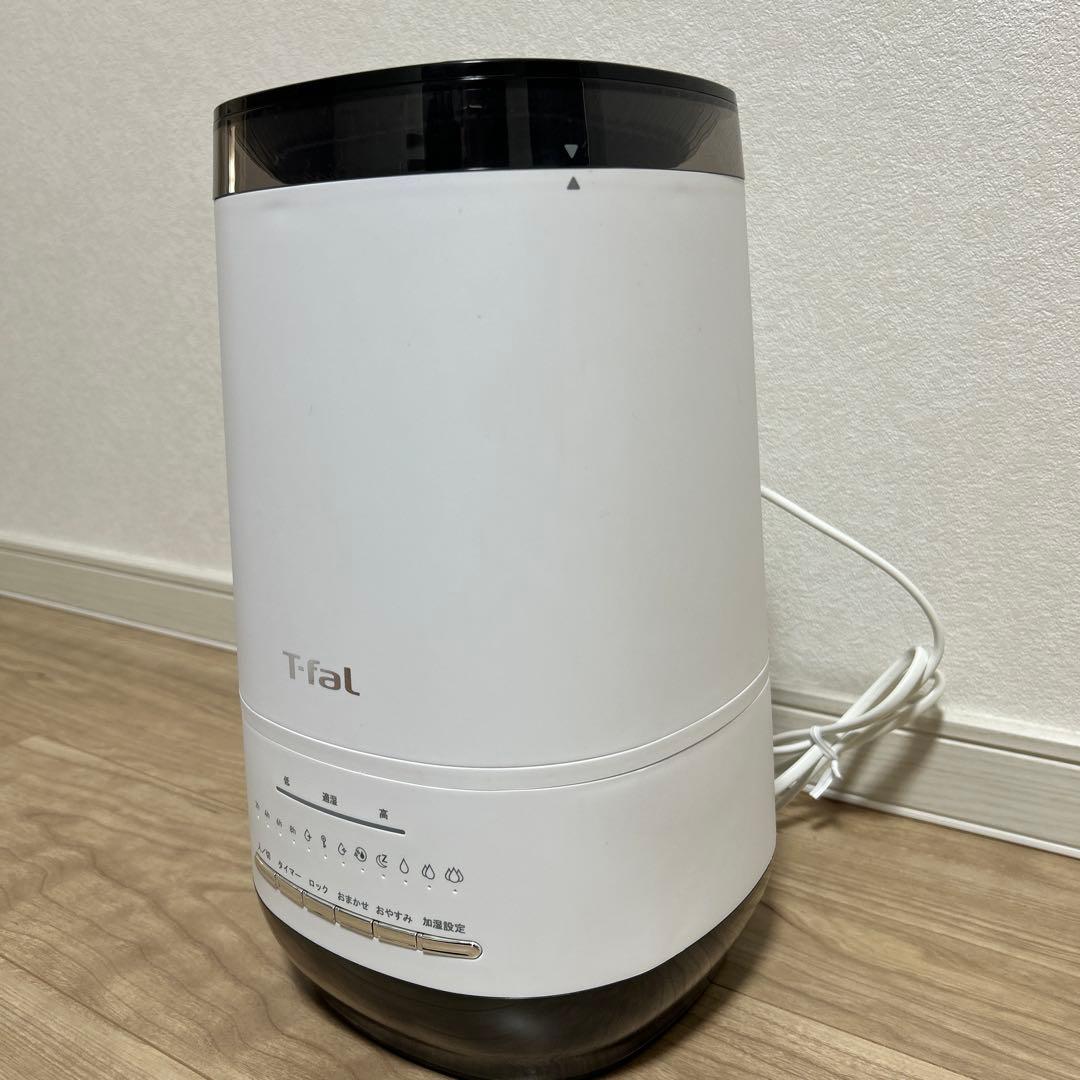 T-fal スチーム＆ミスト加熱超音波式加湿器 4L ホワイト