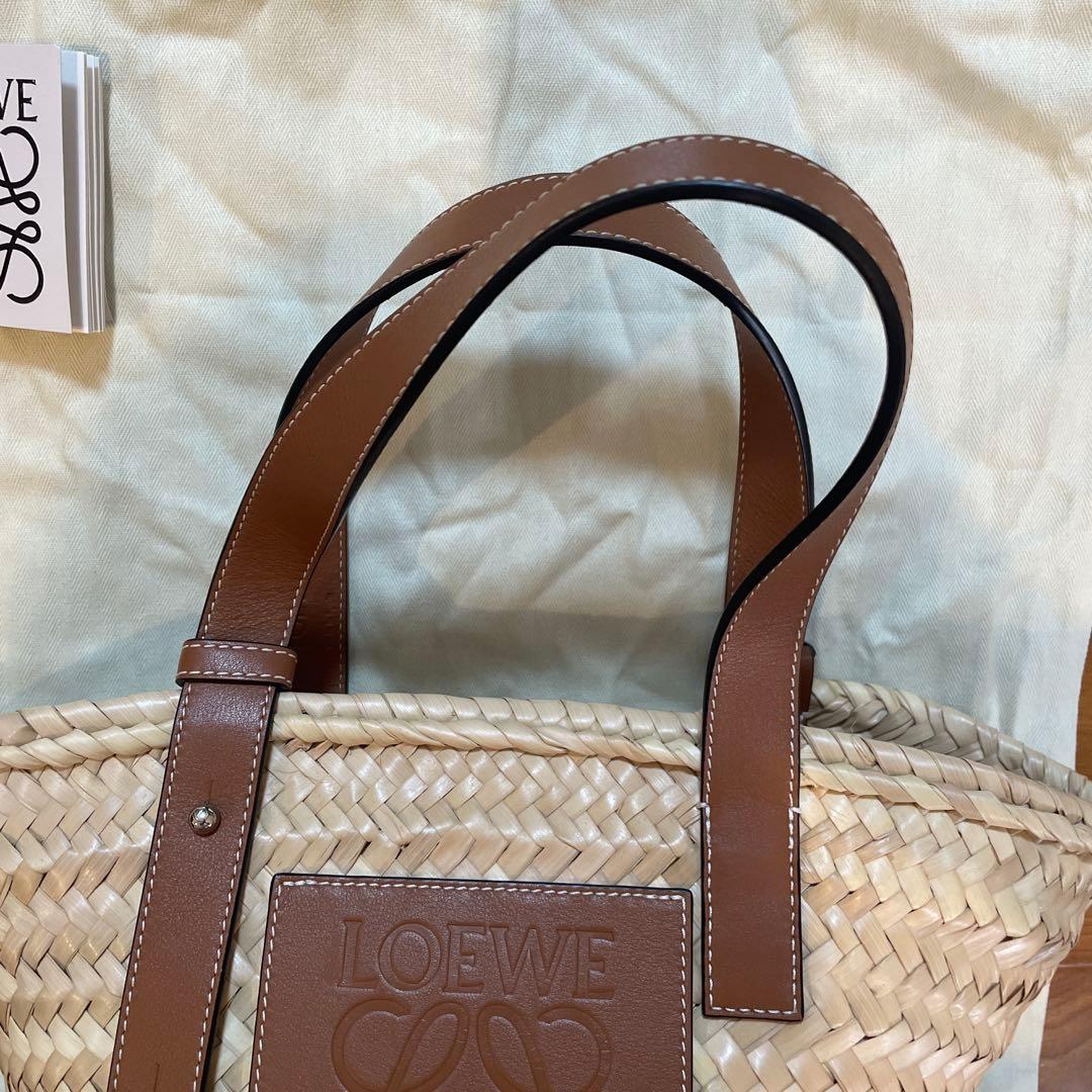 M.SLOEWE バスケットバッグ スモール ナチュラル/タン かごバッグ