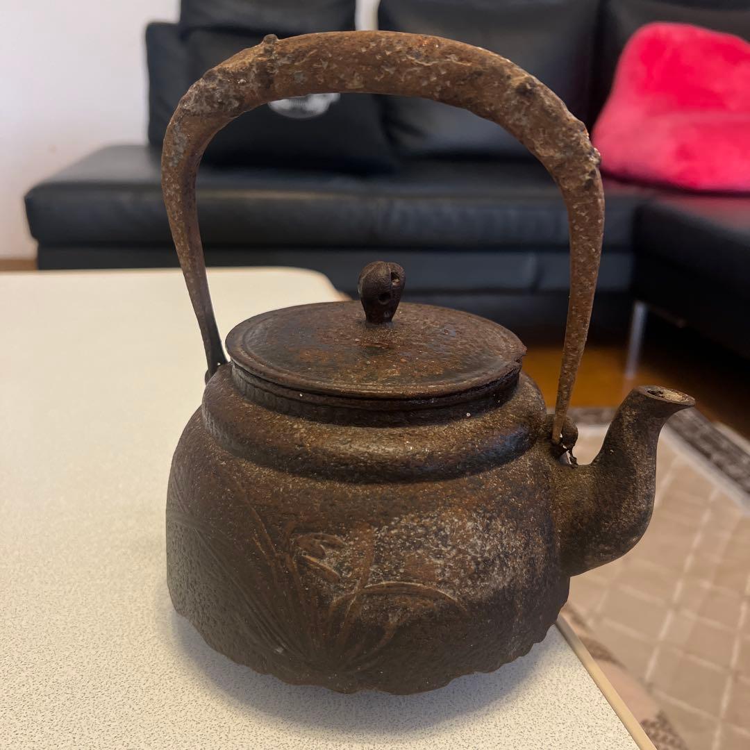 時代鉄瓶　煎茶道