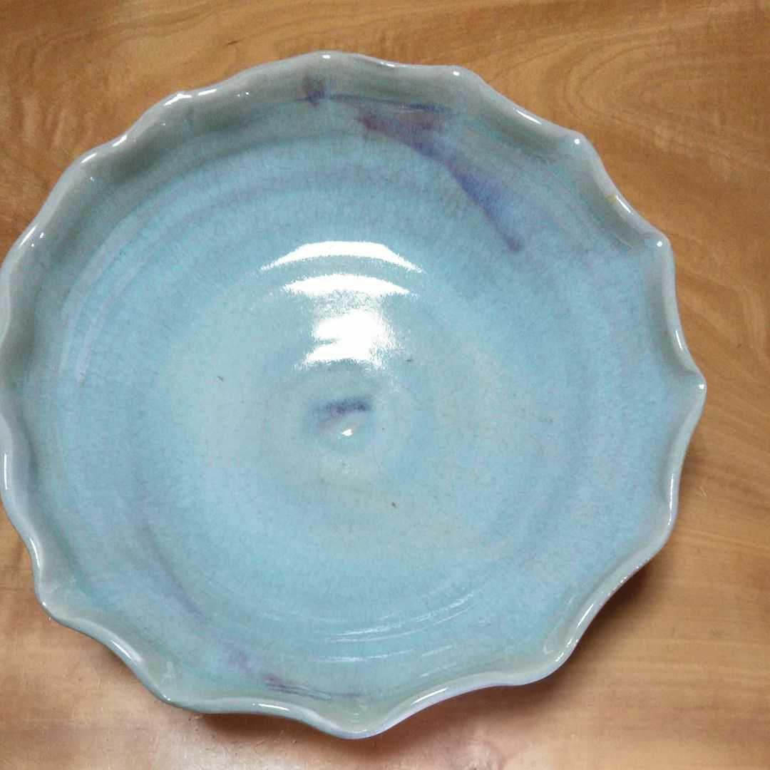 お値下げ　陶芸作家　大鉢　食器　焼き物　陶器　NHK学園　茶花の里　大皿