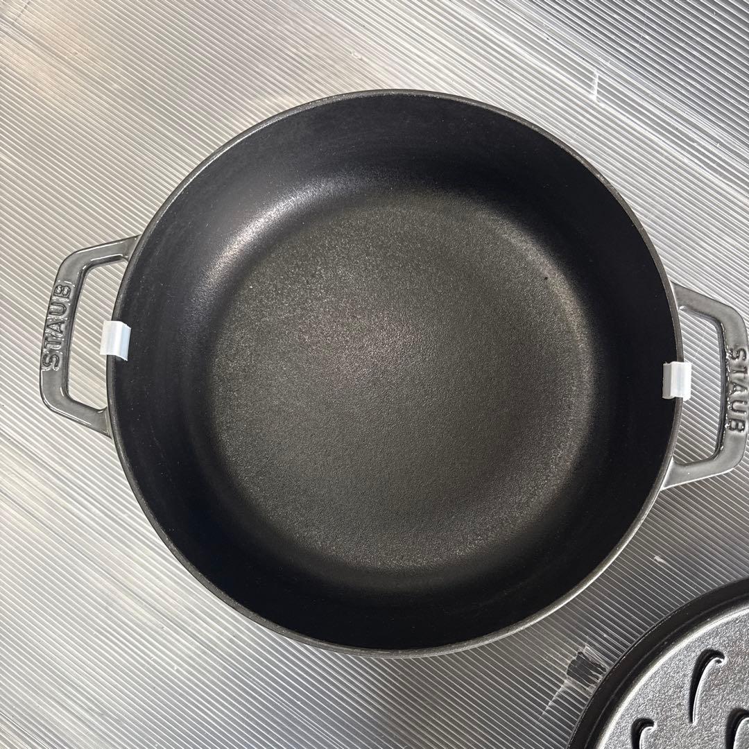 ストウブ 　鍋 24cm　現状品