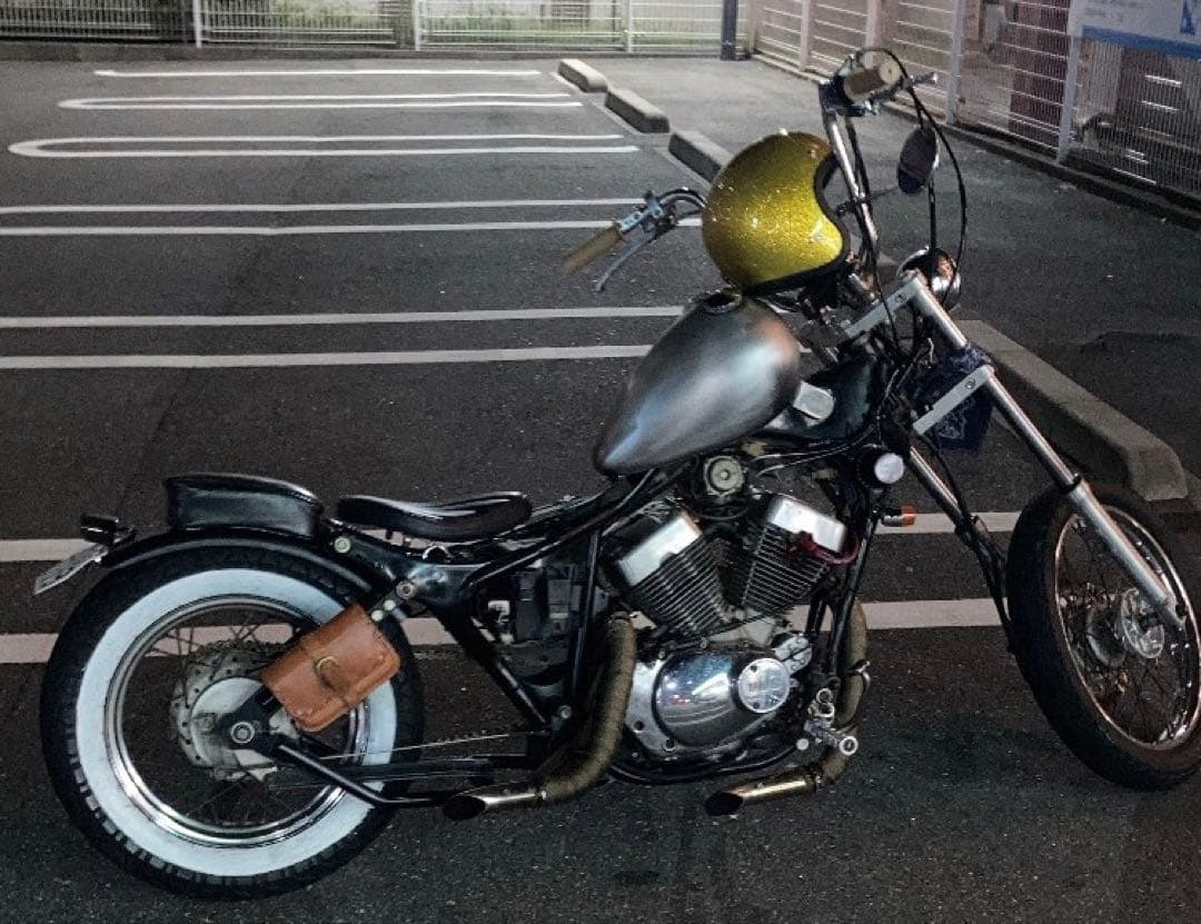 ビラーゴ250 ショートドラックパイプマフラー